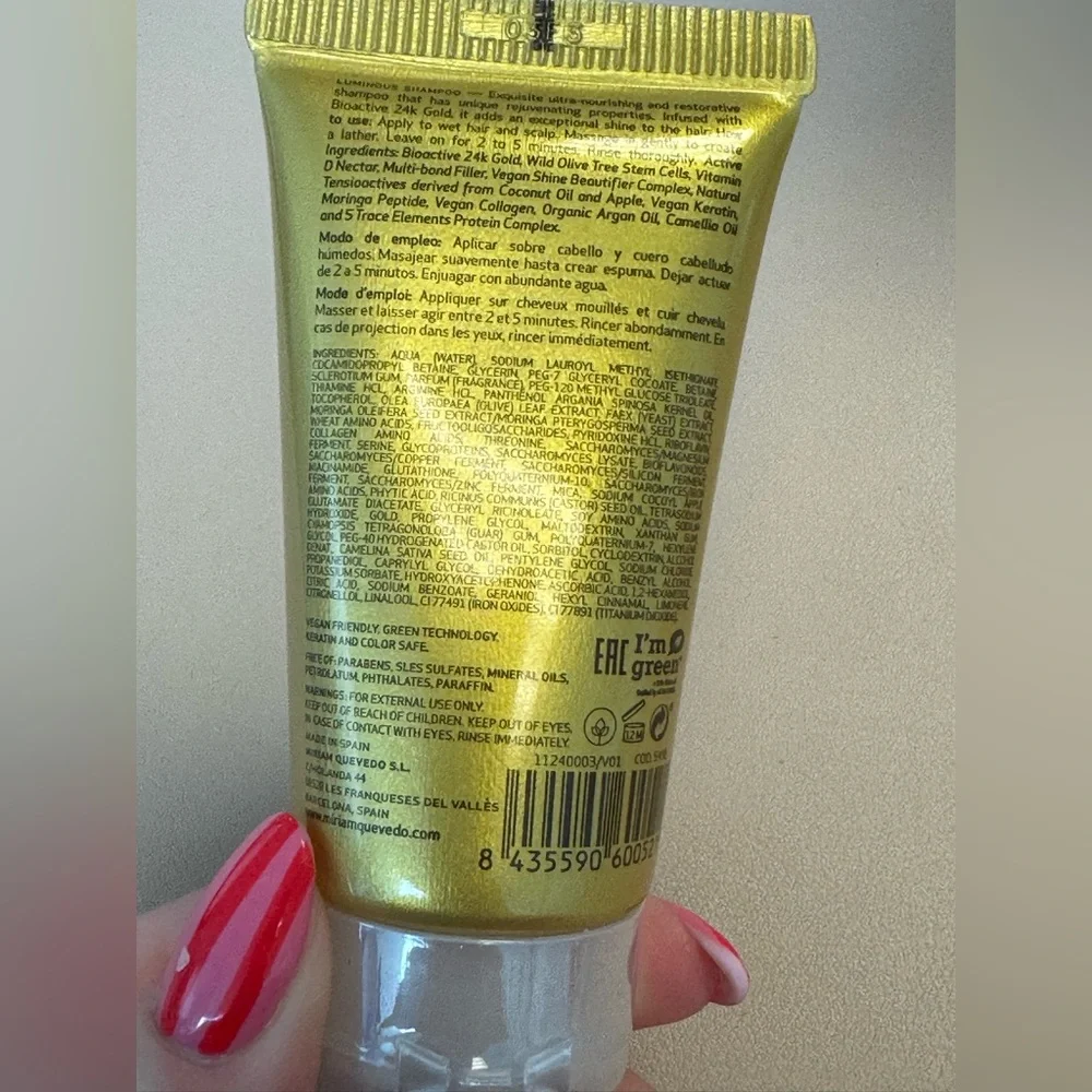 Miriam Quevedo Sublime Gold Luminous Shampoo - Picture 3 of 3